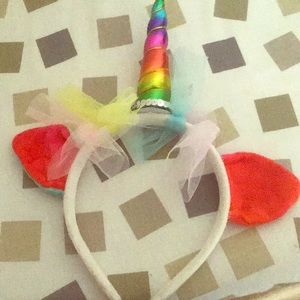 Little girl unicorn headband